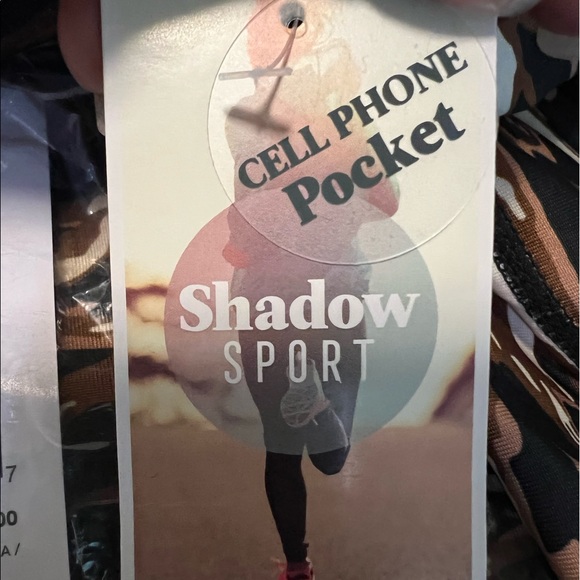 BRAND NEW Women's High Rise Leggings with Phone Pocket from Shadow Sport Size XS - Picture 4 of 5